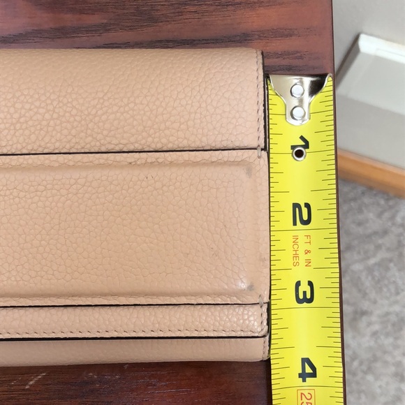 GIVENCHY Long Fold Over Leather Wallet Tan - Picture 15 of 15